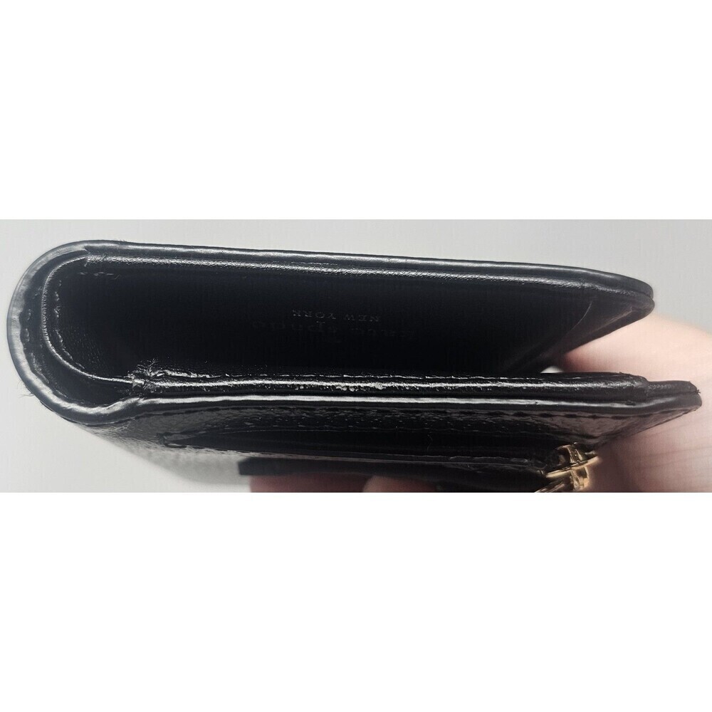 Kate Spade Grove Street Tellie Bifold Black Leather Wallet 5x3.5" - Picture 6 of 16